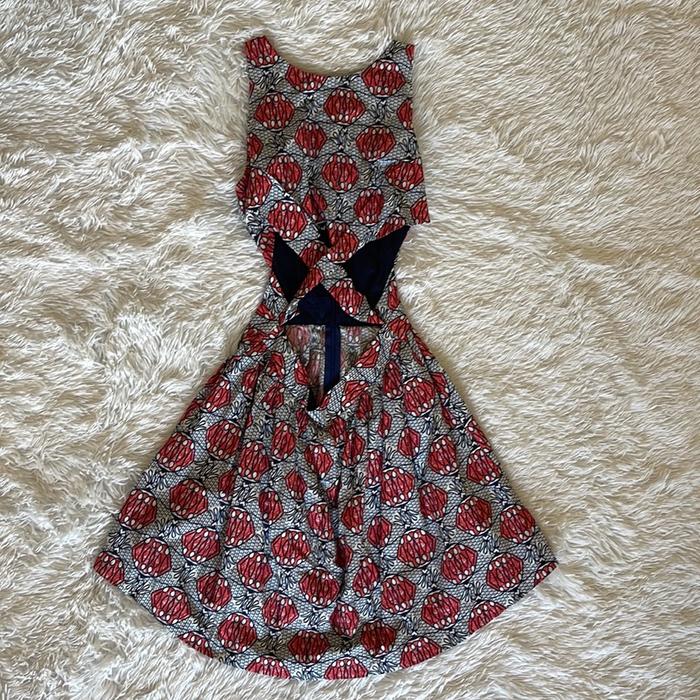 Zara Cutout Front Midi Dress